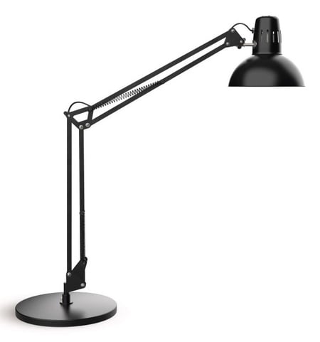 MAUL MAULstudy lampa stołowa E27 6,4 W LED D Czarny