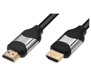 M-Cab 6060021 1 m HDMI Cable, HDMI Type A (Standard), Silver, Black