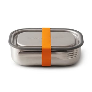 black+blum BAM-SS-L003 pojemnik na jedzenie Pojemnik na lunch Silikon, Stal nierdzewna Pomarańczowy, Stal nierdzewna 1 szt.