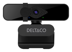Deltaco W-200 kamera internetowa 3,7 MP 2560 x 1440 px Czarny