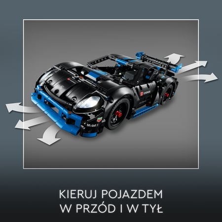 LEGO Technic Samochód wyścigowy Porsche GT4 e-Performance