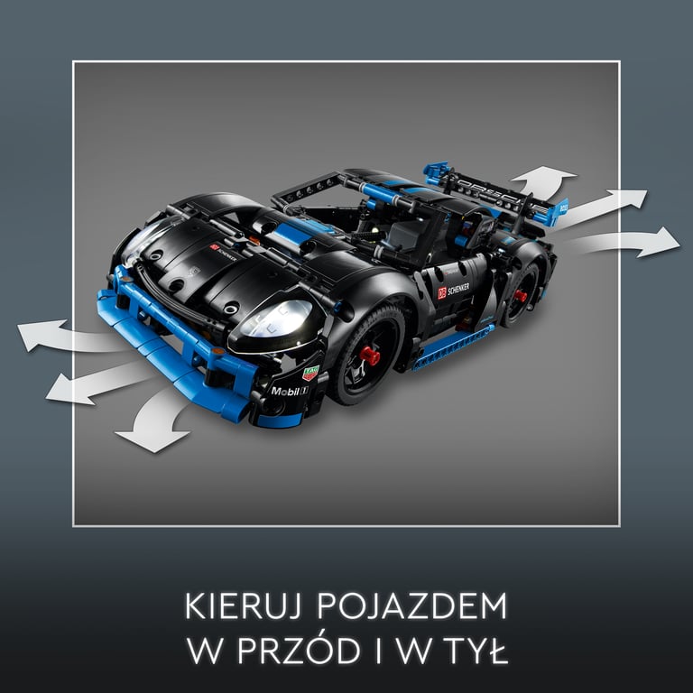 LEGO Technic Samochód wyścigowy Porsche GT4 e-Performance