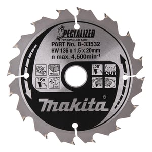 Makita B-33532 Kreissägeblatt 13,6 cm, 1 Stück