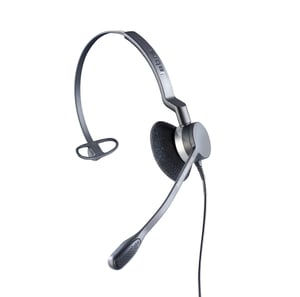 AGFEO Headset 2300 Wired Headset Headband Office/Call Center Silver