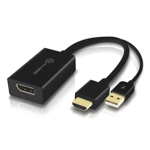 ALOGIC HDDPU-ACTV DisplayPort to HDMI + USB Cable Adapter, Black