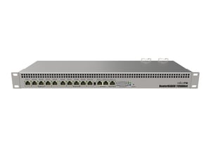 Mikrotik RB1100AHx4 Gigabit-Ethernet-Router aus Edelstahl