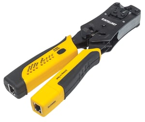 IC Intracom 780124 zaciskarka kablowa Narzędzie do zaciskania Czarny, Żółty