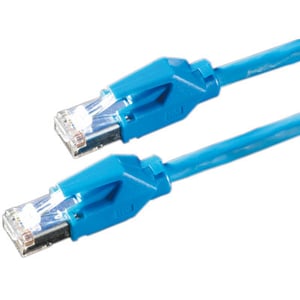 Draka Comteq S/FTP Patch cable Cat6, Blue, 10m kabel sieciowy Niebieski