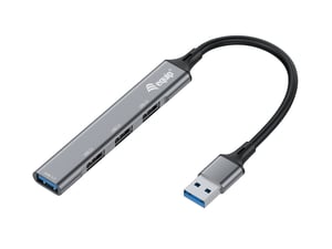 Equip 128960 USB 3.2 Gen 1 (3.1 Gen 1) Type-A 5000 Mbit/s Hubs and Concentrators, Black, Gray