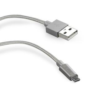 SBS TECABLEMICROBS USB-Kabel USB 2.0 1 m USB-A auf Micro-USB-A Silber