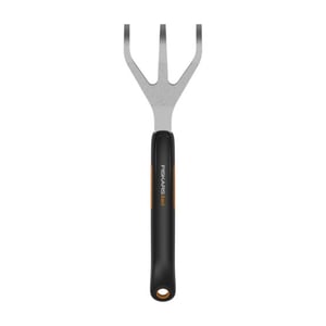 Fiskars Xact Black, Stainless Steel Hand Cultivator