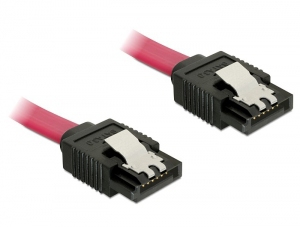 DeLOCK 82674 SATA-Kabel 0,1 m Rot