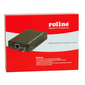 ROLINE Gigabit-Konverter, inkl. Mini-GBIC, RJ45-zu-LC-Netzwerkkonverter