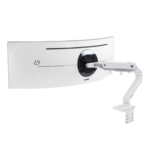 Ergotron HX-serien 45-647-216 monitorarm/stativ 124,5 cm (49") Skrivbord Vit