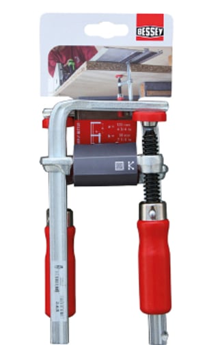 BESSEY GTR12 klamra 12 cm Czerwony, Stal nierdzewna