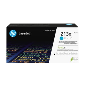 HP Oryginalnym wkładem z błękitnym tonerem o wysokiej wydajności 213X LaserJet