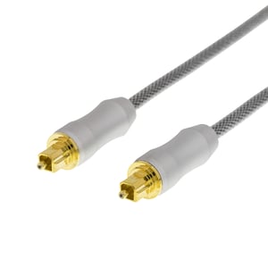 Deltaco 190003 kabel audio 3 m Toslink Czarny