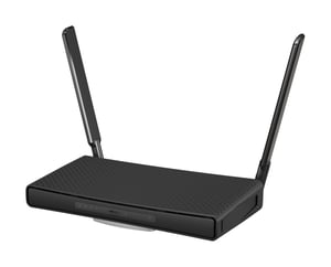 Mikrotik hAP ax³ Wireless Gigabit Ethernet Dual-band (2.4 GHz/5 GHz) Router, Black