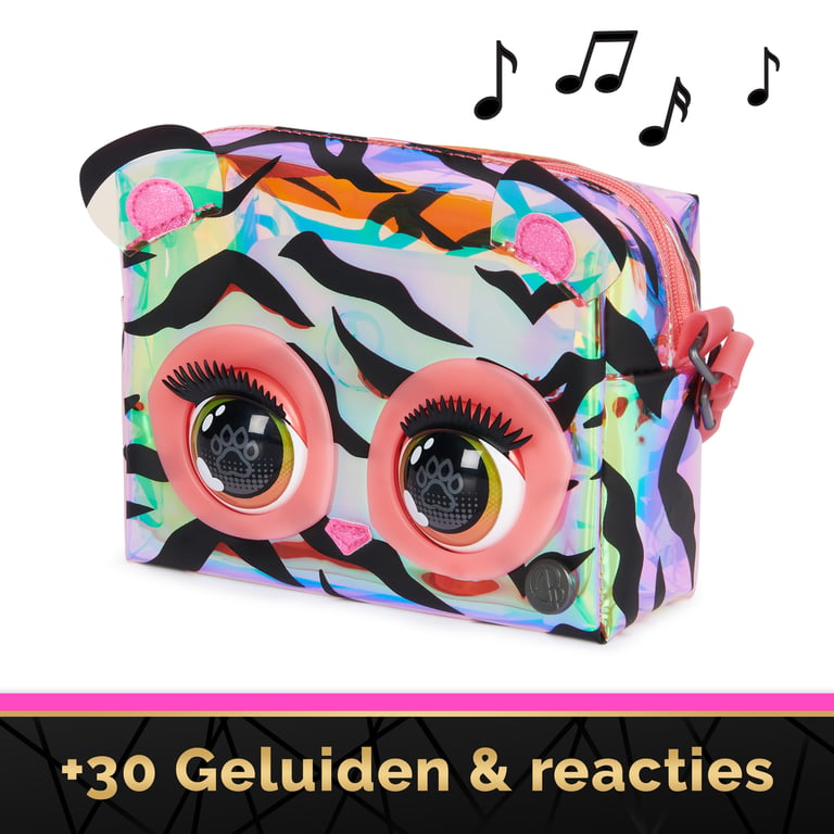 Purse Pets Purrisma Tiger Wielobarwny Dziewczyna Torba na ramię