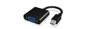 ICY BOX IB-AC539 VGA (D-Sub) Mini DisplayPort Schwarz