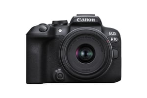 Canon EOS R10 + RF-S 18-45mm F4.5-6.3 IS STM Bezlusterkowiec 24,2 MP CMOS 6000 x 4000 px Black