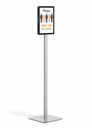 Durable INFO STAND BASIC A4 1 ST 501257 (501257) Informationsställ Metall, plast Grå