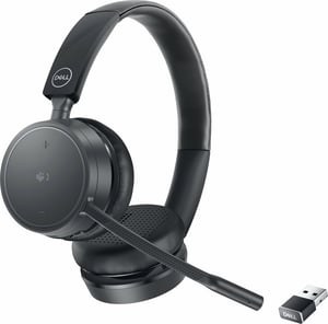 DELL WL5022 Kabelloses Headset mit Kopfbügel für Büro/Callcenter, Bluetooth, schwarz