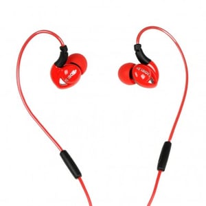 iBox S1 Hörlursset, trådbundet, in-ear, samtal/musik, rött