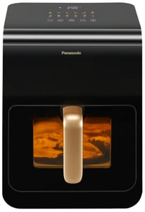 Panasonic NF-CC600 Heißluftfritteuse, Einzelgerät, 6 l, Standgerät, 1450 W, schwarz
