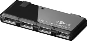 Goobay 95670 USB 2.0-Hubs und -Verteiler 480 Mbit/s Schwarz