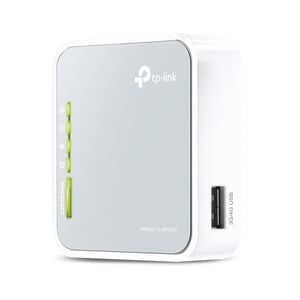 TP-Link TL-MR3020 Fast-Ethernet-WLAN-Router, Single-Band (2,4 GHz) 4G Silber, Weiß