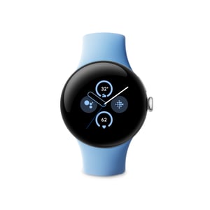Google Pixel Watch 2 AMOLED 41 mm Cyfrowy Ekran dotykowy Srebrny Wi-Fi GPS