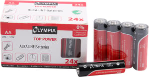 Olympia 40179 AA Alkaline Battery for Home Use