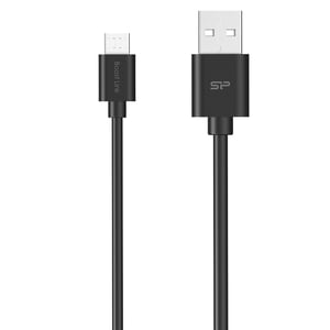 Silicon Power LK10AB USB-Kabel USB 2.0 1 m USB A – Micro-USB B 0,48 Gbit/s Schwarz