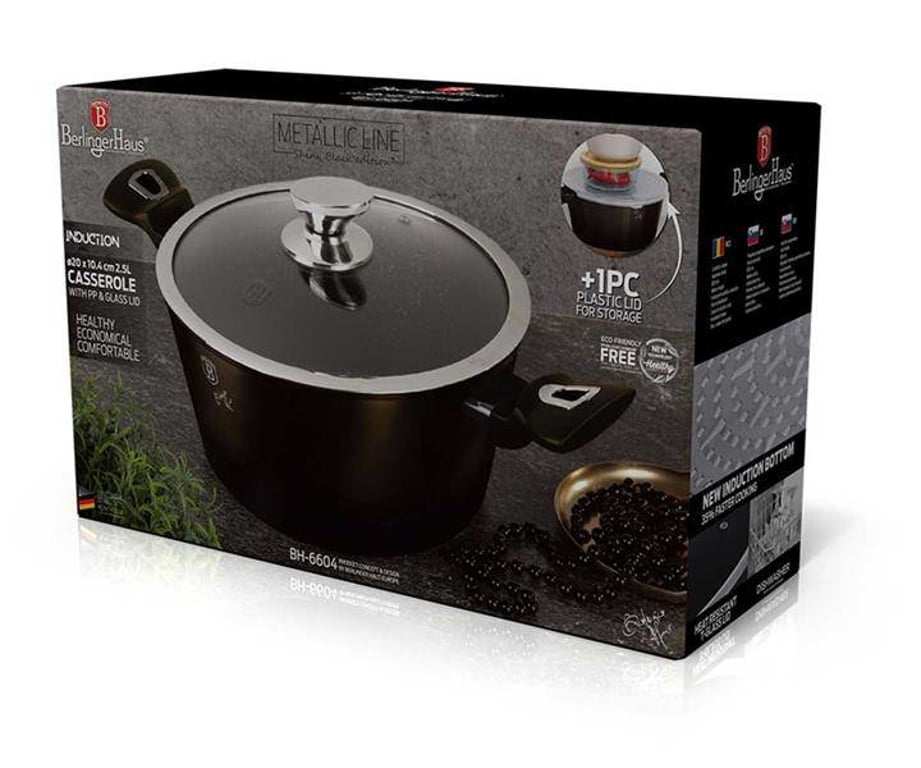 Berlinger Haus BH/6604 Naczynie do pieczenia 2,5 l Okrągły Aluminium