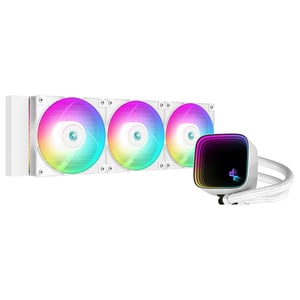 DeepCool LS720 SE WH All-in-one-vätskekylare för processor, 12 cm, vit, 1 st.
