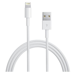 Techly ICOC APP-8WH1 Lightning Cable, 1 m, White