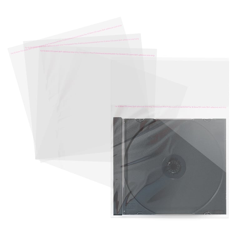 MediaRange BOX04 opakowania na płyty CD Etui kieszeniowe 1 dysków Przezroczysty
