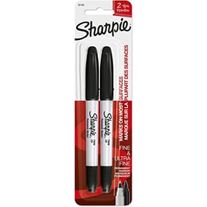 Sharpie 1985878 marker permanentny Czarny 2 szt.