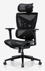 Anda Seat AD-WY-01-BBB fotel do gry Fotel gamingowy Siatka z oczkiem Czarny