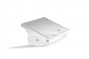 BakkerElkhuizen Q-doc 415 Clipboard for Documents Acrylic, Plastic, Steel Transparent