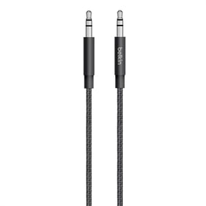 Belkin 3,5 mm – 3,5 mm, 1,25 m langes Audiokabel, schwarz