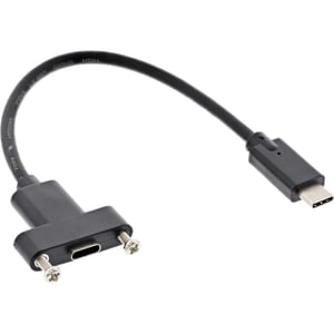 InLine 33441G USB-Kabel USB 3.2 Gen 1 (3.1 Gen 1) 0,2 m USB-C Schwarz