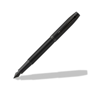 Parker IM Achromatic Füllfederhalter, Patronenfüllsystem, schwarz, 1 Stück