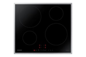 Samsung NZ64H37075K Cooktop, Black, Built-in, 4-Zone Induction Cooktop