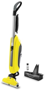 Kärcher FC 5 Cordless Upright Vacuum Cleaner, Battery-Powered, Wet and Dry, Bagless, Black, Silver, Yellow