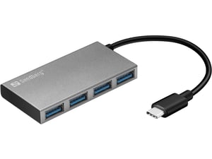 Sandberg USB-C auf 4 x USB 3.0 Pocket Hub