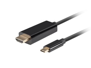 Lanberg CA-CMHD-10CU-0010-BK adapter kablowy 1 m USB Type-C HDMI Czarny
