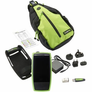 NetAlly LinkRunner AT 4000 PoE Tester, Black, Green