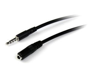 StarTech 2m 3.5mm/3.5mm Audio Cable, Black
